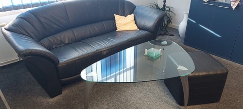 Ledersofa dreisitzer - ledersofa,