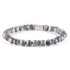 Jaspis 925 Sterling Silber