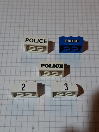 Lego 2x3 hoch - bedruckt, beklebt
