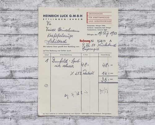 1953 heinrich luck - 1953,