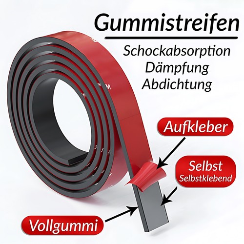 Gummistreifen selbstklebend - gummistreifen,