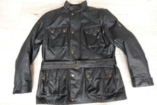 Belstaff Motorradjacke Schwarz