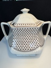 Adams England Sharon Suppenterrine 25 cm hoch Vintage 