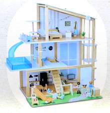 TOYLINO Puppenhaus aus Holz