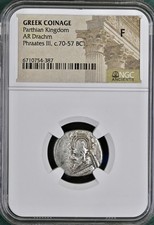 Phraates III Ancient Silver