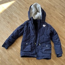 Tolle Steiff Herbst Winter Gefüttert  Jacke  8-10 Jahre Gr. 128 Mit Kaputze Warm