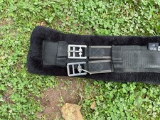 Fell-Sattelgurt von  Showmaster 80 cm Schwarz