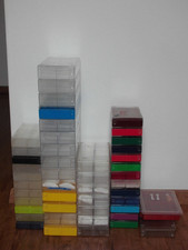 ZUBEHÖR: 47 gebrauchte Boxen, 10er, 12er, Datho, große 12er!!