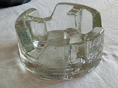Teelichthalter blockglas - teelichthalter,