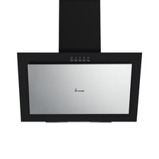 KKT KOLBE Dunstabzugshaube 60cm Wandhaube Schräghaube Kopffrei Edelstahl Schwarz