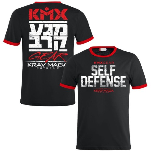 Herren tshirt krav maga self - maga,
