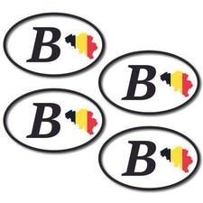 Länder Aufkleber 4 Stück