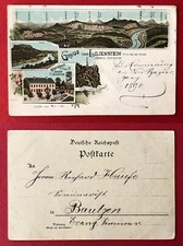 Litho AK Sächsische Schweiz