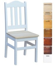 Stuhl SET MASSIV KIEFER HOLZ