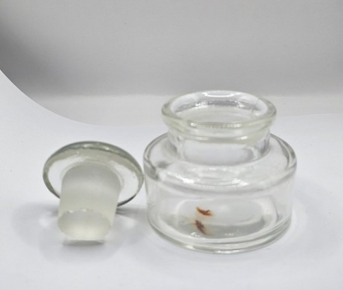 Antikes tintenfass mit deckel - ,