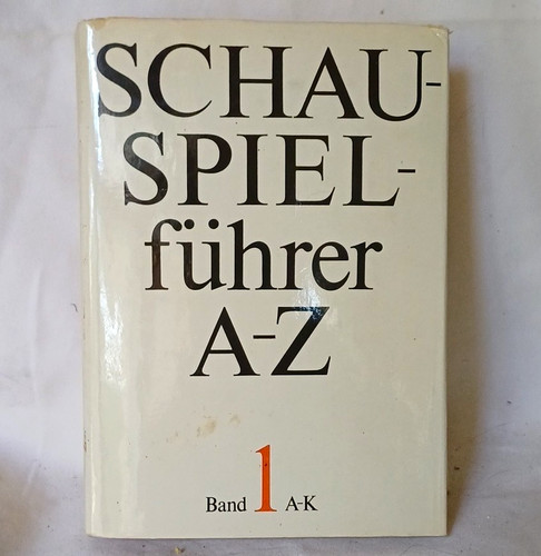 Schauspielführer z - „schauspielführer, a–z“