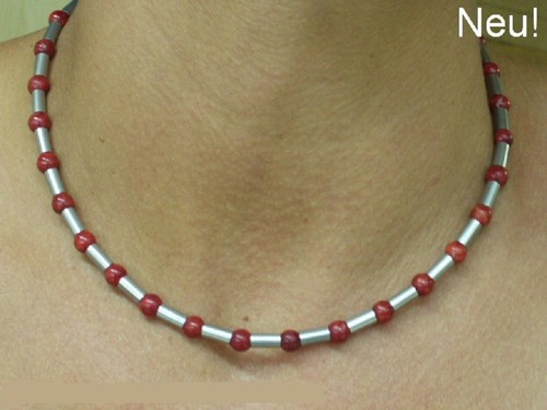 Halskette collier titanium - collier,