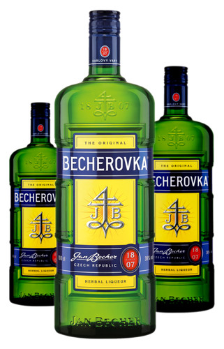 Becherovka kräuterlikör - becherovka,