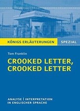 Königs Erläuterungen: Crooked Letter, Crooked Letter von... | Buch | Zustand gut