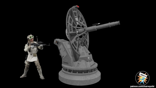 Hoth p tower diorama - hoth, p-tower