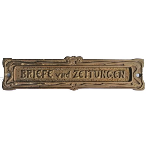 Briefklappe antik jugendstil - briefklappe,