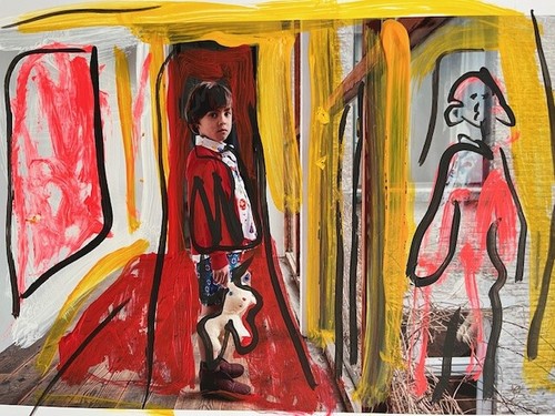 Portrait popart acryl - portrait,