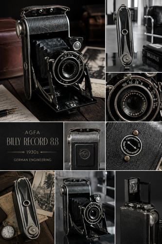 Agfa billy record 8 - agfa,