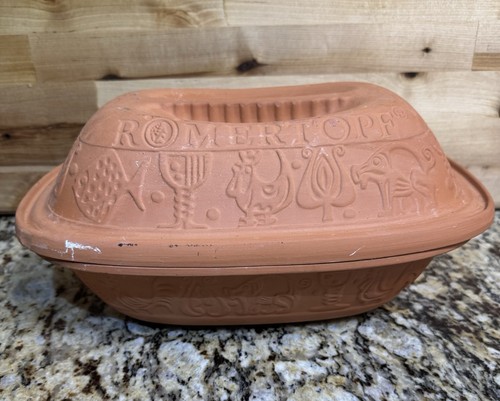 Vintage romertopf terracotta - vintage,