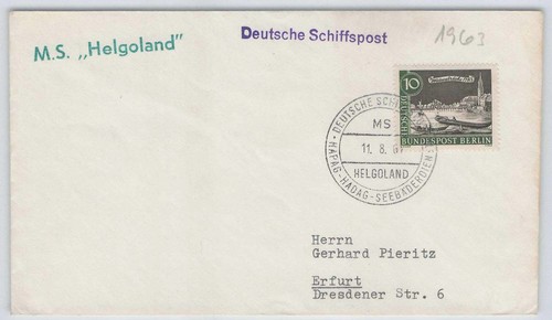 Berlin schiffspost beleg - berlin,
