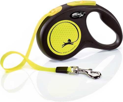 Flexi neon gurt 5 m - neon,