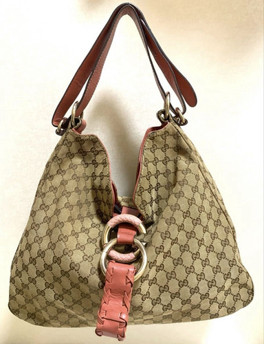 Gucci canvas schultertasche - gucci,