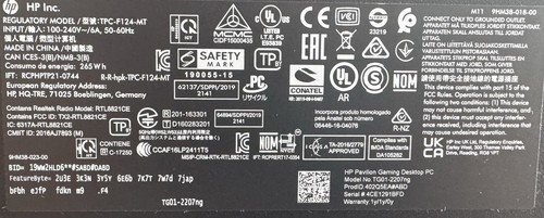 Pavilion gaming desktop - pavilion,