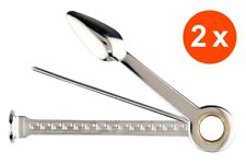 Pfeifenstopfer 2 x vernickelt 3-teilig " Tscheche " | Pfeifenbesteck Pipe Tool