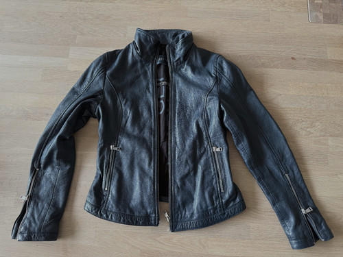 Freaky nation lederjacke blau - freaky,