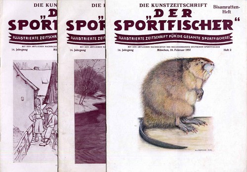 1937 der sportfischer die - der, sportfischer.