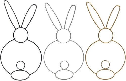 Profipvc metall osterhase - profipvc,