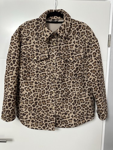 Hemdjacke jacke leoparden - hemdjacke,
