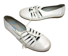 DKODE BALLERINAS SLIPPER HALBSCHUHE CREME WEIß LEDER  40 NEU # 24-90 #