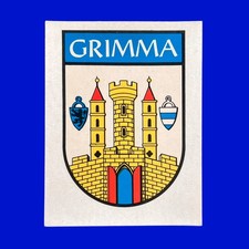 DDR Abziehbild Schiebebild GRIMMA 1987