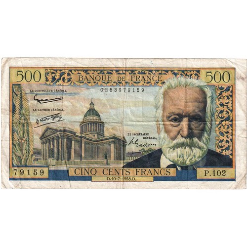 Frankreich 500 francs victor - frankreich,,