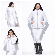 Damen Jacke Steppjacke Weiß