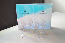 4 Stück Taittinger Champagnergläser - ohne GVP und ohne Deco - nur die Gläser