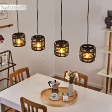 Rattan schwarz Pendel Hänge