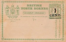 British north borneo post - north, borneo: