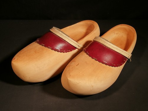 Paar holzschuhe holland clogs - paar,