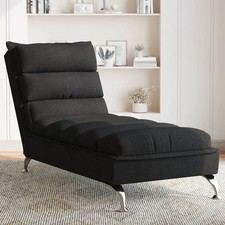 Chaiselongue Loungesessel Relaxliege Liege mit Kissen Wohnzimmer Stoff vidaXL
