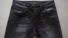 American Eagle Extreme Flex Hose Jeans Jeanshose Slim Straight Gr.31/32 Schwarz