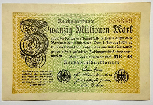 Unc deutsches reich - deutsches, 20