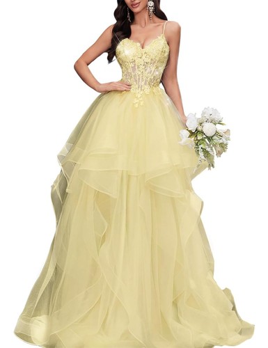 Ausschnitt tüll ballkleid - tüll,