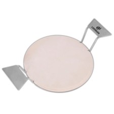 LANDMANN Pizzastein Brotbackstein 30,5 cm Backofen Grillstein Backstein Set